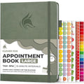 Clever Fox Appointment Book – Hourly Schedule Planner with 15-Minute Increments – Time Box Planner for Daily Work & To-Dos – Weekly & Monthly Spreads, Undated, Hardcover, 8.3x11″ (Cypress)