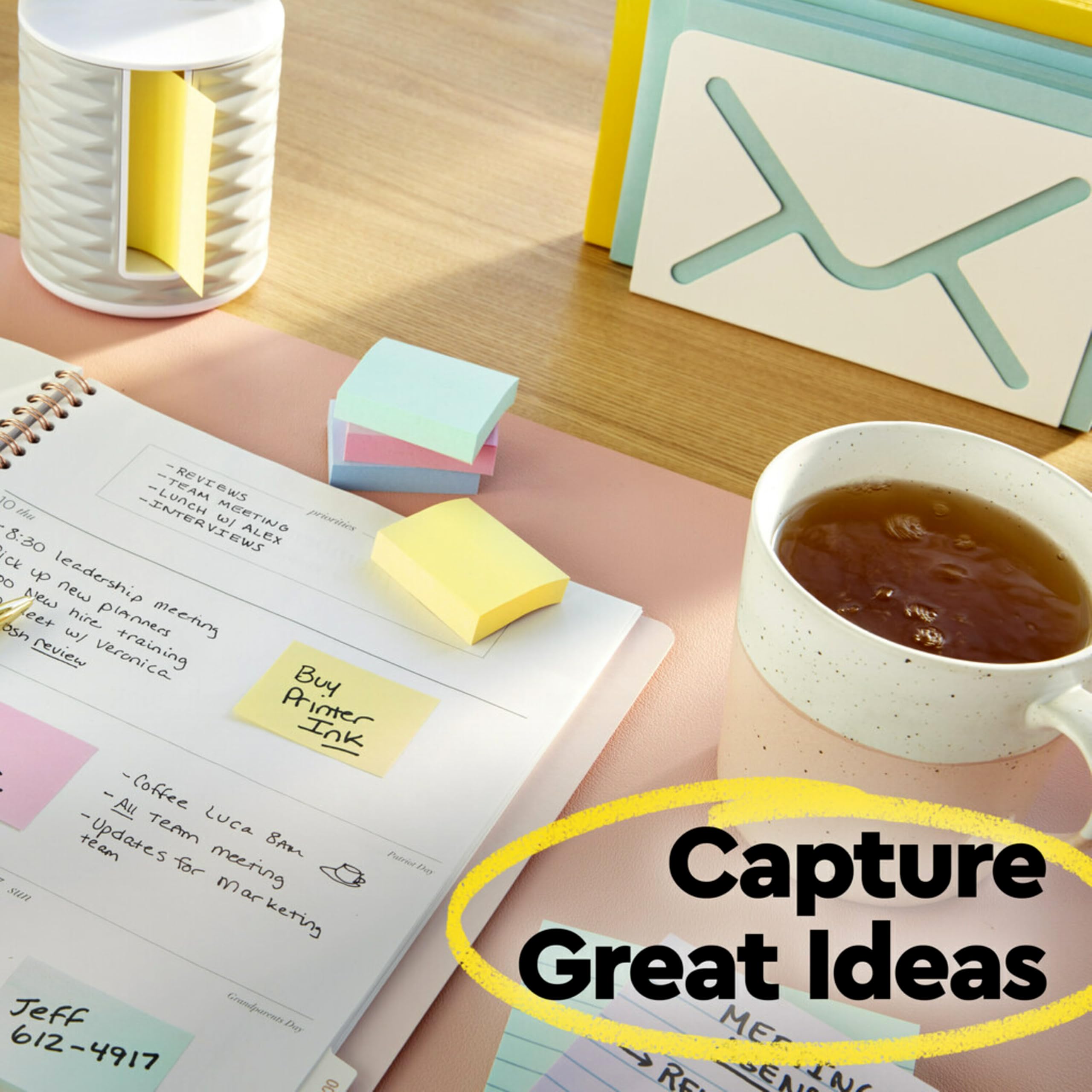 Post-it Notes, 3x3 in, 12 Pads, Canary Yellow, Clean Removal, Recyclable