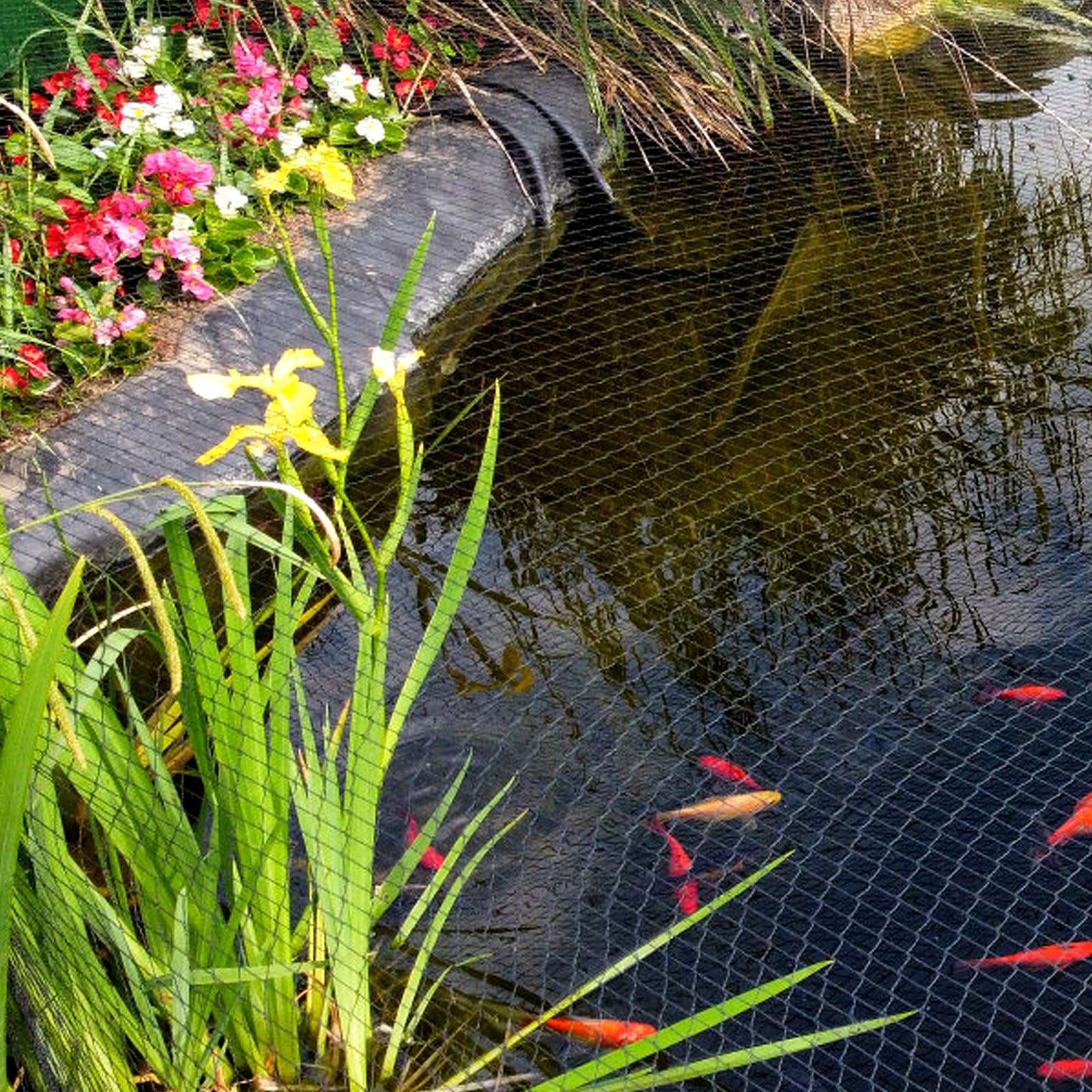 Yarlung 2 Pack 4x7 Feet Pond Liner, 20 Mil Small Pond HDPE Mat Black KOI Pond Liner for Fish Ponds, Waterfall, Garden Fountains