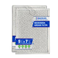 Bagean Microwave Filter Replacement 7.92” x 5.94” Compatible with 5303319568 Frigidaire Microwave Filter - Aluminum Mesh Grease Screen - Freshens & Filters Kitchen Air in Over the Oven Vent Fan (2-Pk)