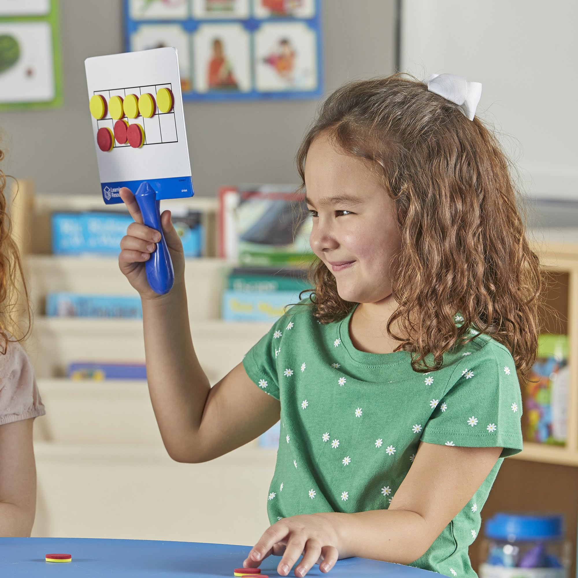 Learning Resources Magnetic Ten Frame Boards - 6 1/4" x 7" (boards), Multi (LER6645)
