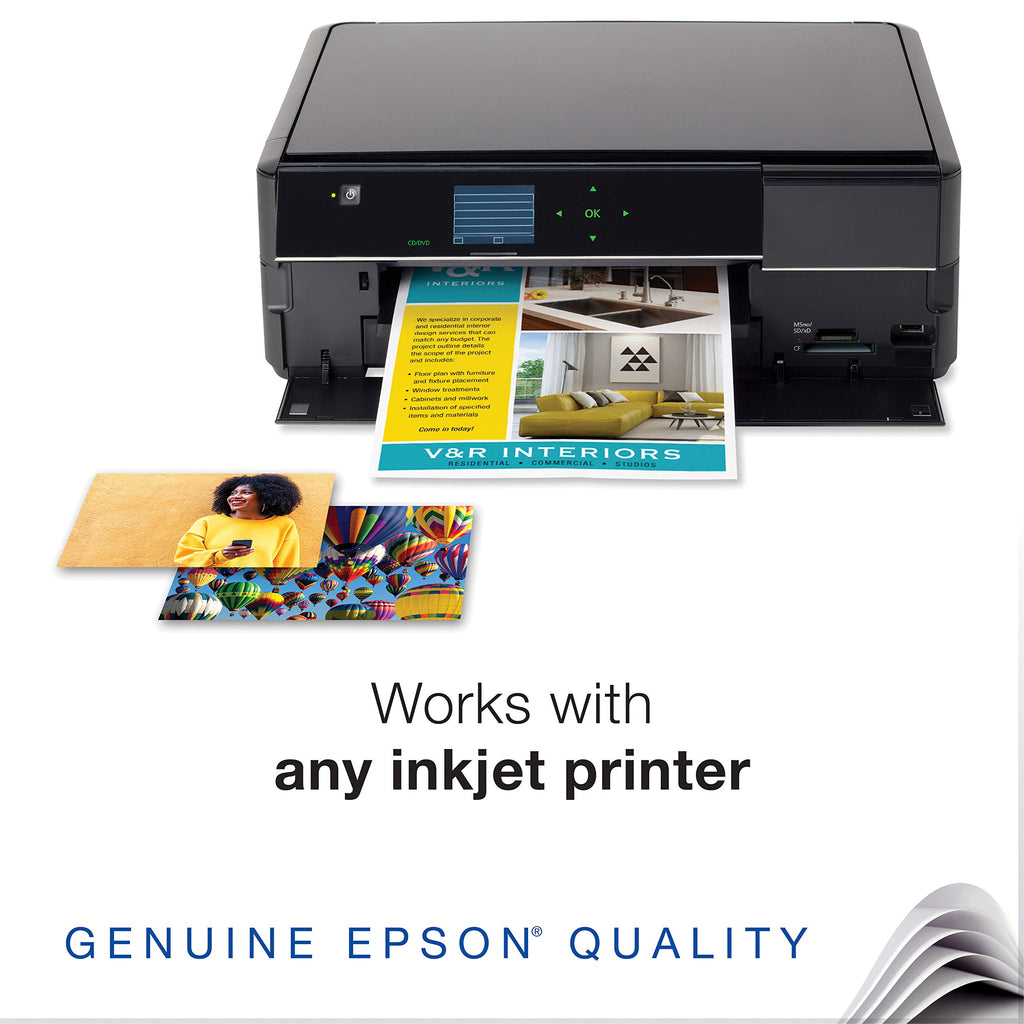 Epson S041727 Premium Photo Paper Glossy, 4x6, 100 sheets Ink
