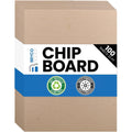 Bryco Goods 8.5" x 11" Chipboard Sheets (Pack of 100) 22 Point Chipboard - Made With 100% Recycled Material - Ideal For Framing Photos, Crafts, DIY - Thick And Durable, Keep Documents Safe In Shipping