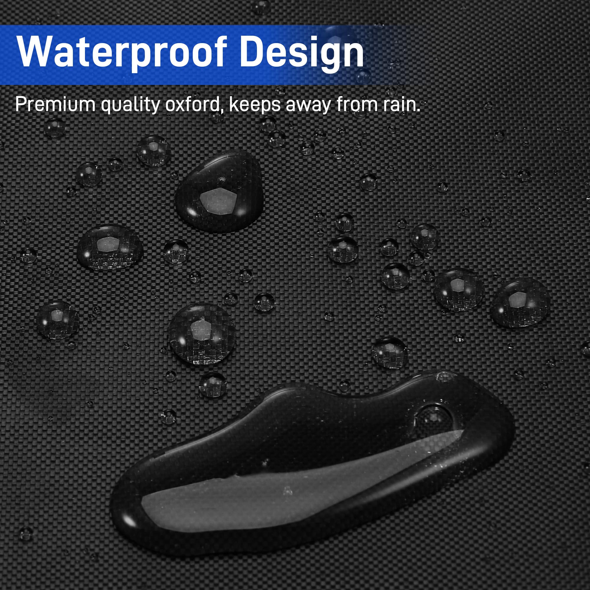 Yimomoyi 46 Inch Barbecue Covers, BBQ Covers Waterproof Heavy Duty Large, Barbeque Cover Waterproof Outdoor 420D Oxford Fabric, Windproof, Rip-Proof & Uv Protection, 117x66x117cm (117x66x117cm)