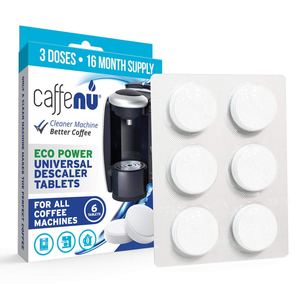 Descaling Tablets Pack of 6. Coffee Machine Descaler Tablets. Compatible with Jura, Mellita, Siemens, Phillips and Saeco. Remove Limescale & Build-up. Complete the Barista Kit