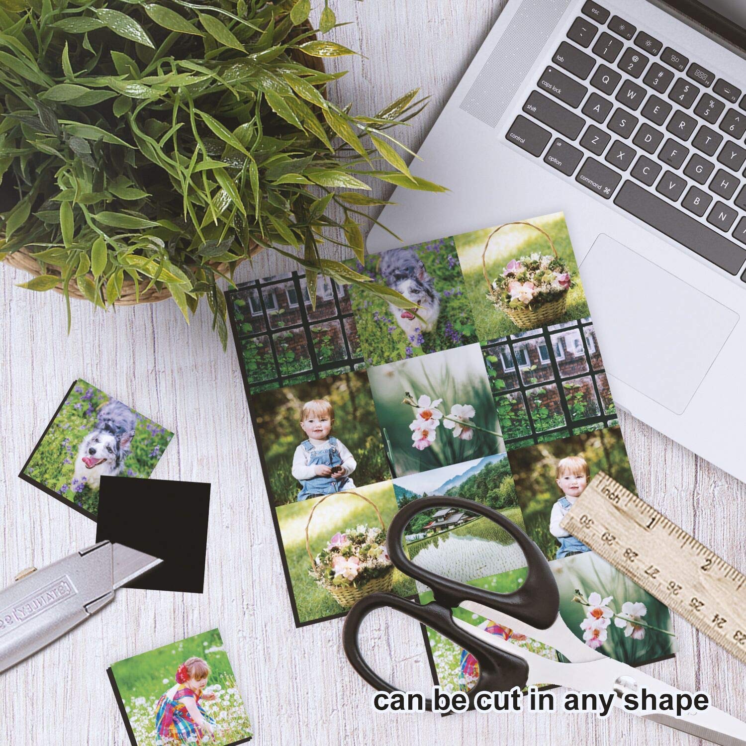 Stone City Magnetic Sheets Printable Matte Paper 12mil Thick for Inkjet Printers 8.5X 11 Inches 12 Sheets