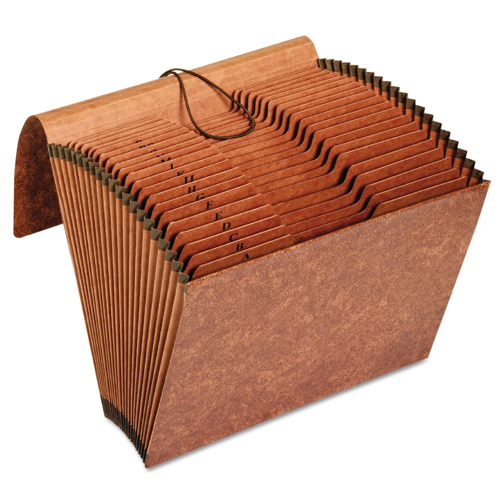 Pendaflex File Organizer with Flap and Cord Closure, 21 Pockets, A-Z Tabs, 1/3 Cut Tabs, Letter Size, Brown, Durable Reinforcement, 1/Each