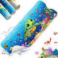 XIYUNTE Baby Bath Mat for Tub Non Slip Kids Bath Mat - 40''x16'' Extra Long Kids Bath Tub Mat Non Slip, Eco-Friendly Toddler Bath Mats with Suction Cups for Secure Grip, Easy to Clean & Easy Drying