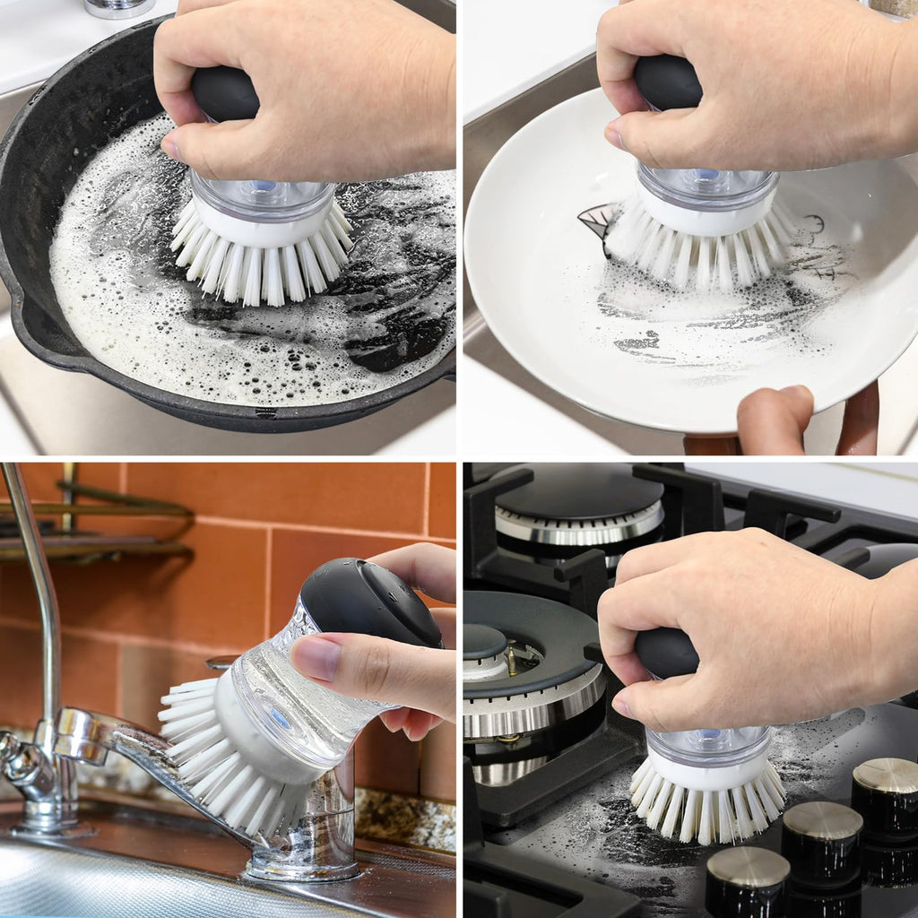 Palm Brush Refills for OXO Soap Dispensing Palm Brush, 8 Pack Palm Brush Replacement Head