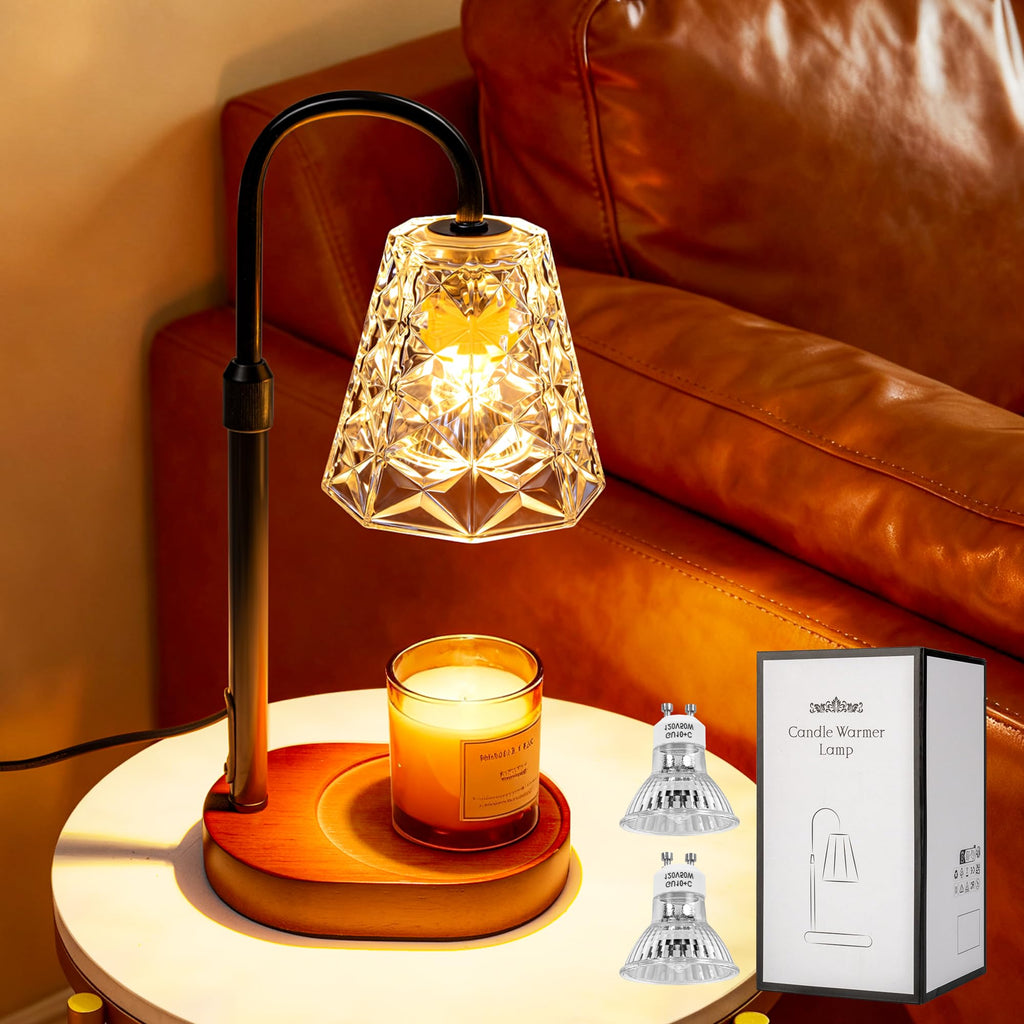 ESUNYD Candle Warmer Lamp with Timer, Birthday Gifts for Women Mom, House Warming Gifts New Home, Wax Melt Warmer for Scented Jar