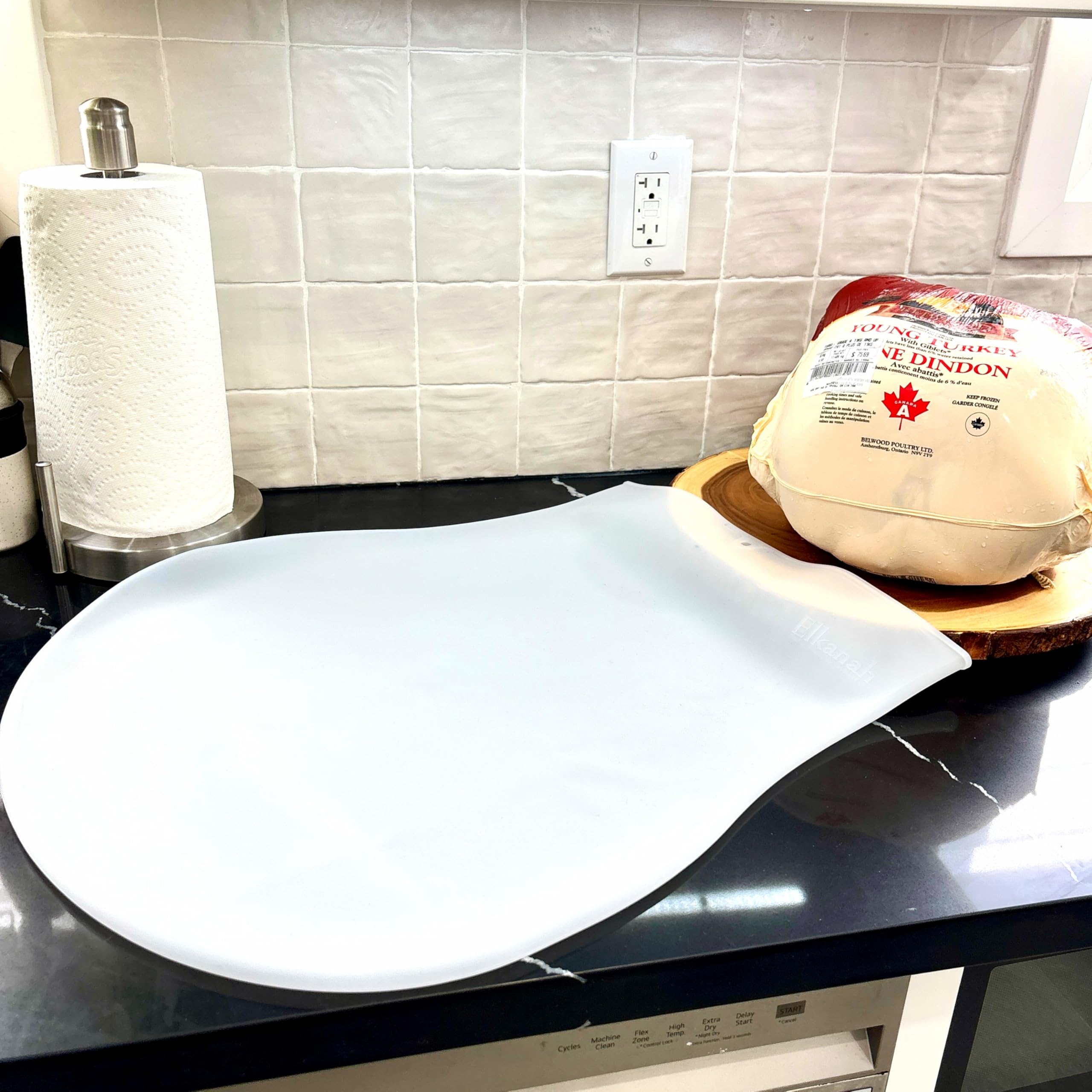 Elkanah Reusable Oven Bag Turkey Bags Extra Large (26L) Silicone Roasting Bags|Made from 100% Pure Platinum Silicone Sac|Freezer, Microwave, Oven, Dishwasher Safe|Plastic-Free