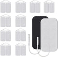 TENS Unit Pads TENS Replacement Unit Pads Electrodes Pads 2”x 3.5” 20Pack Reusable Self-Adhesive Pads,Latex-Free Self-Adhesive TENS Pads for TENS/EMS Muscle Stimulation Machine