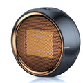 ASNUG Space Heater, Portable Electric Heaters for Indoor Use, PTC Ceramic Small Heater, 2S Efficient Heating, Tip-0ver & Overheat Protection, Quiet Mini Desk Heaters for Bathroom Home Office,Black
