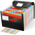 Ceecysaa Expanding File Folders 25 Pockets Accordion File Organizer,High Capacity A4/ Letter Size Filing Organizer, Folders for Document Receipt, Paper Holder with Divider Tab