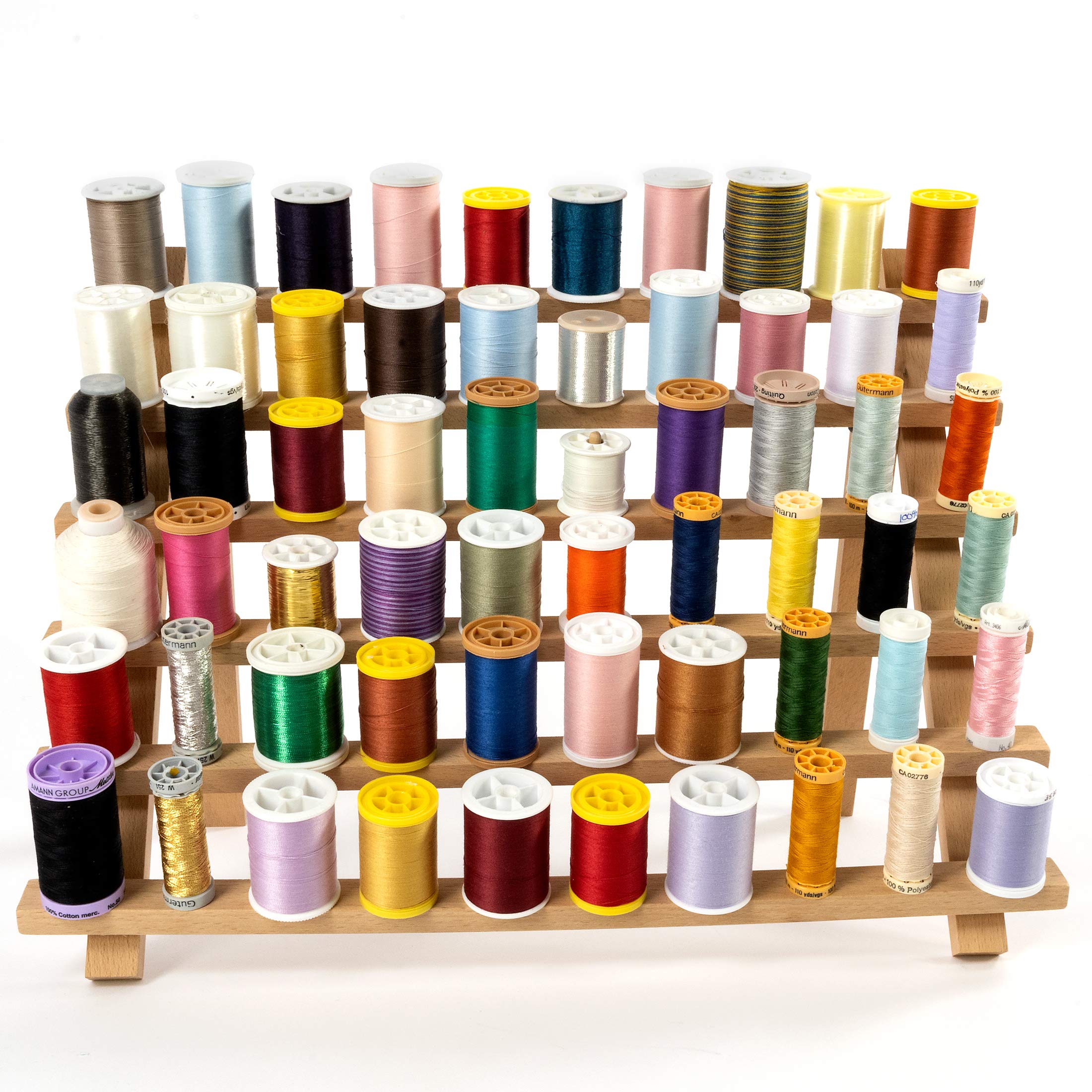 Dritz Wooden Thread Rack, 1 Count, Smooth Wood
