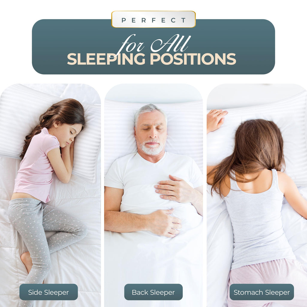 Utopia Bedding Bed Pillows for Sleeping Queen Size, Set of 2, Cooling Hotel Quality, for Back, Stomach or Side Sleepers