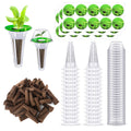 120 Pcs Seed Pods Kit for Aerogarden, Hydroponic Grow Anything Kit for Seed Starting System with 30 Grow Sponges,30 Grow Baskets, 30 Pod Labels,30 Planting Domes