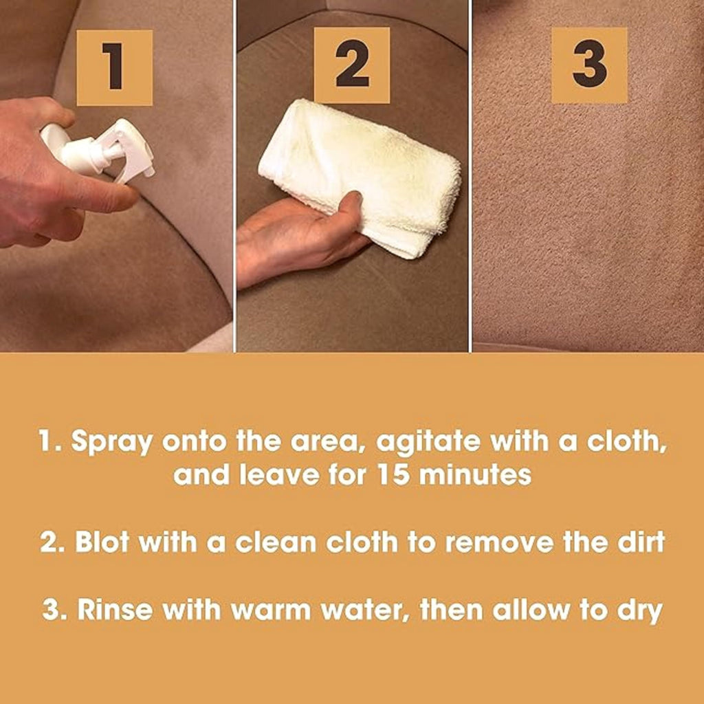 Furniture Clinic Fabric Cleaner | Everyday Cleaning Spray for Furniture, Fabric, Rugs, Carpet, Couches, Car Seats and More | Quick and Easy Application (17oz / 500ml)