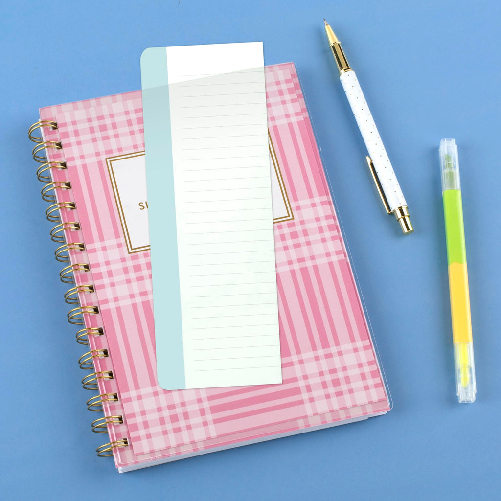 AT-A-GLANCE Planner 2026-2027 Weekly & Monthly Academic 12-Month July-June, 5-1/2" x 8-1/2", Front Cover Pocket, Simplified by Emily Ley, Oversized Plaid (EL51-201A)