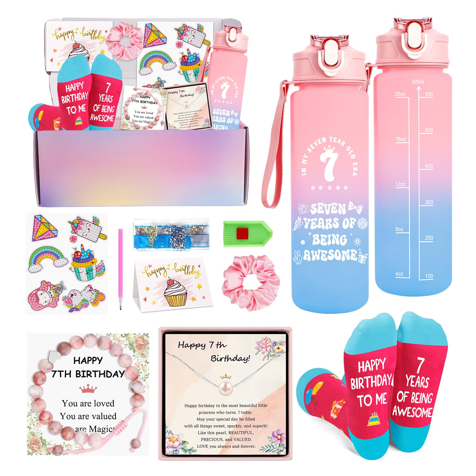 7 Year Old Girl Gift Ideas, Gifts for 7 Year Old Girls, 7th Birthday Gifts for Girls, Daughter, Granddaughter, Niece