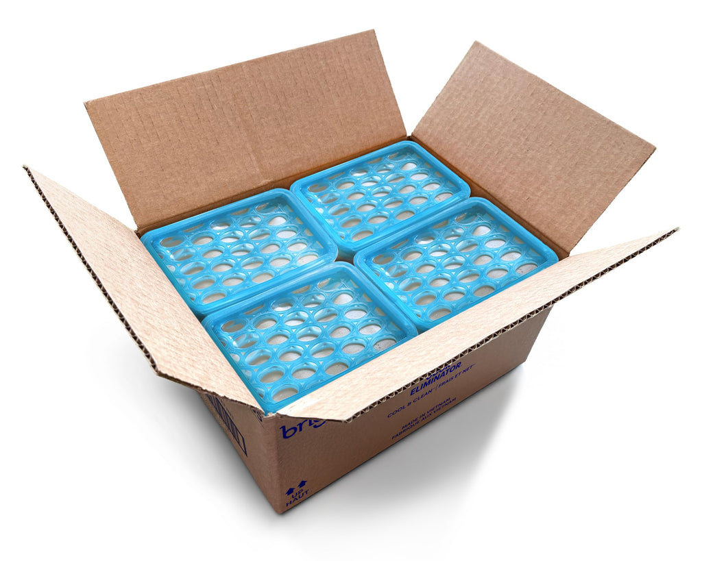 Bright Air, Cool & Clean, 2-in-1 Moisture Absorber & Odor Eliminator, Case of 4, Lasts up to 60 Days Each