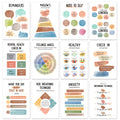 12 PCS Mental Health Posters-Printed Educational Publications Posters School Counselor Office Must Haves, Therapy Office Decor Feelings Wheel Maslows Hierarchy of Needs(10"x14")