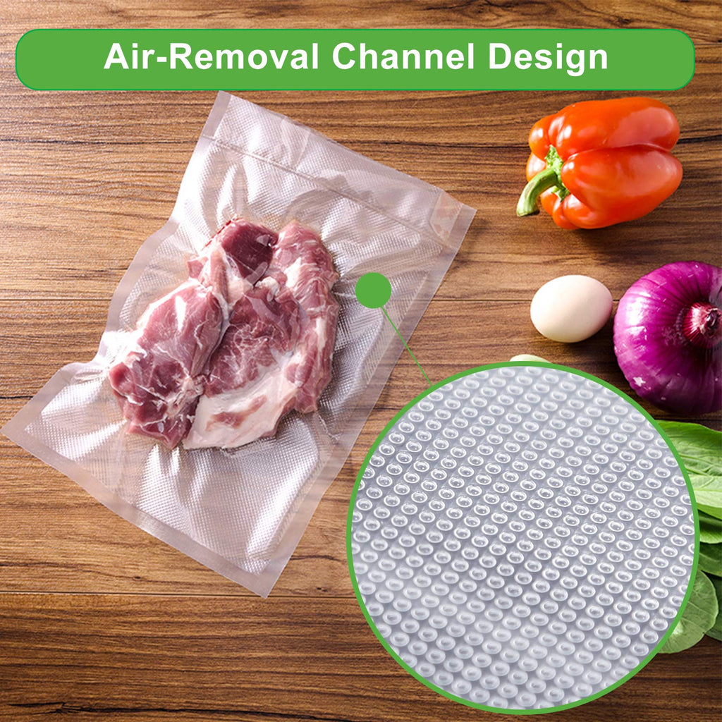 Vacuum Sealer Bags for Food Saver 200 Quart 8x12 Inch Seal a Meal, Commercial Grade, BPA Free, Heavy Duty, Great for Vacuum storage, Meal Prep or Sous Vide