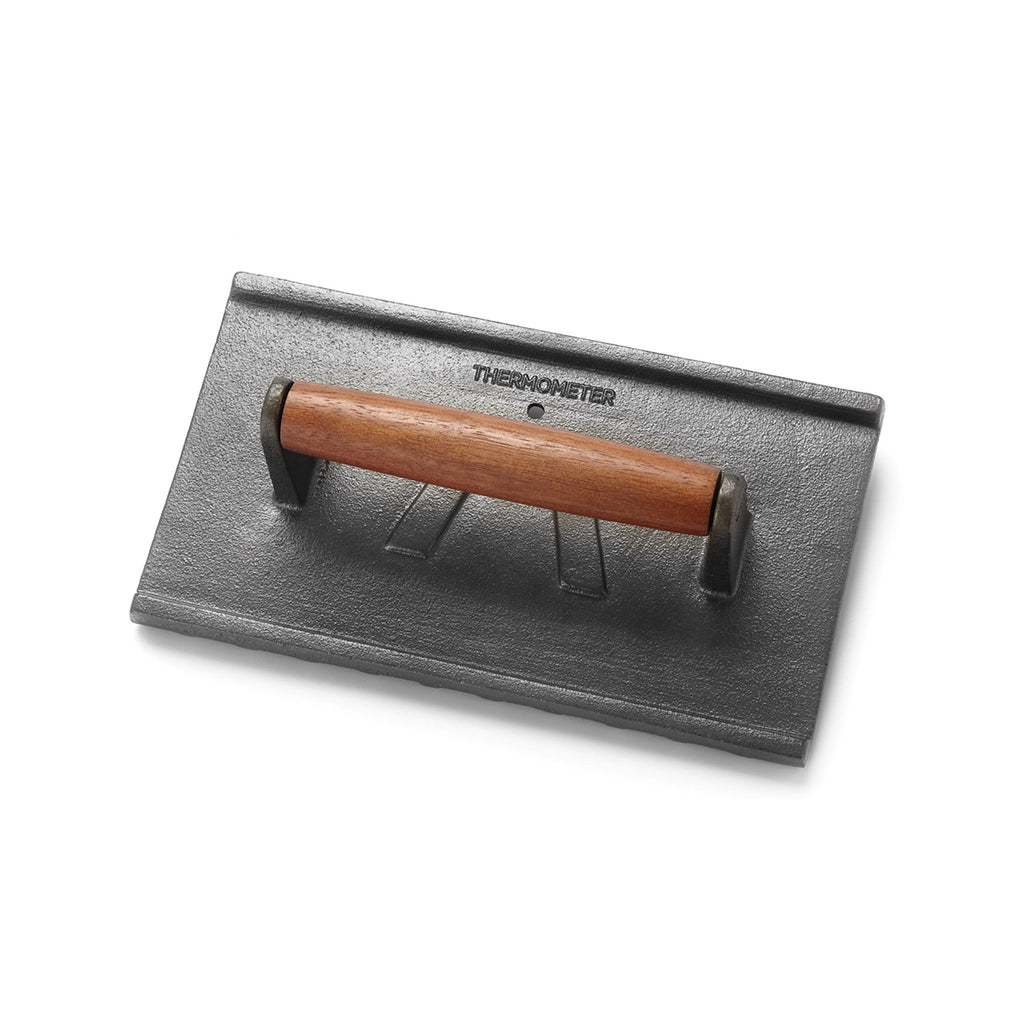 Outset Q111 Rectangular Grill Press, Cast Iron, 5 x 9 x 2.75 inches