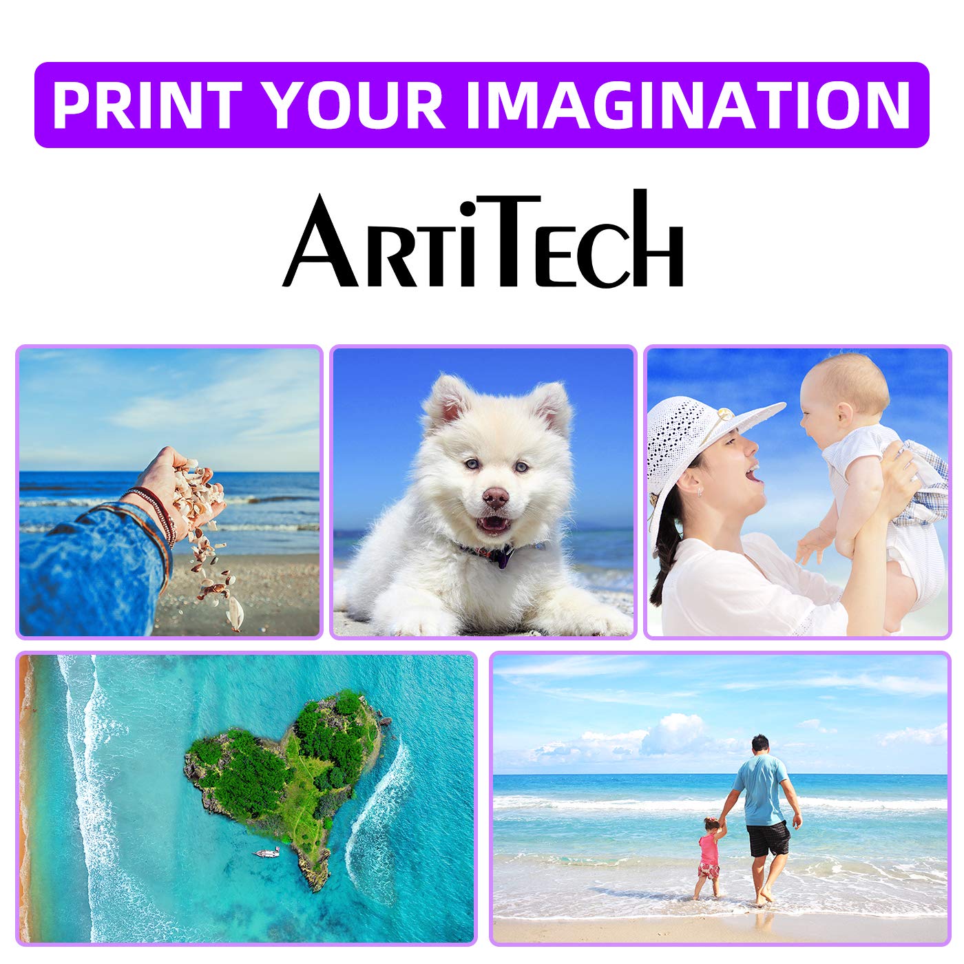 ARTITECH Replacement for Brother LC3013 LC3011 LC-3013 Compatible Ink Cartridge Works with Brother MFC-J491DW MFC-J895DW MFC-J690DW MFC-J497DW Printer (2 Black 2 Cyan 2 Magenta 2 Yellow, 8 Pack)