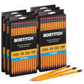 Bostitch Premium #2 Pencils, American Cedar Wood, Pre-Sharpened, HB Graphite, 72-Pack