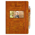 Vetbuosa Memorial Gifts For Loss Of Son,Grief Journal With Photo Insert,Letters To My Son In Heaven,200 Pages Notebook A5 With Pen,Healing Gift For Bereavement