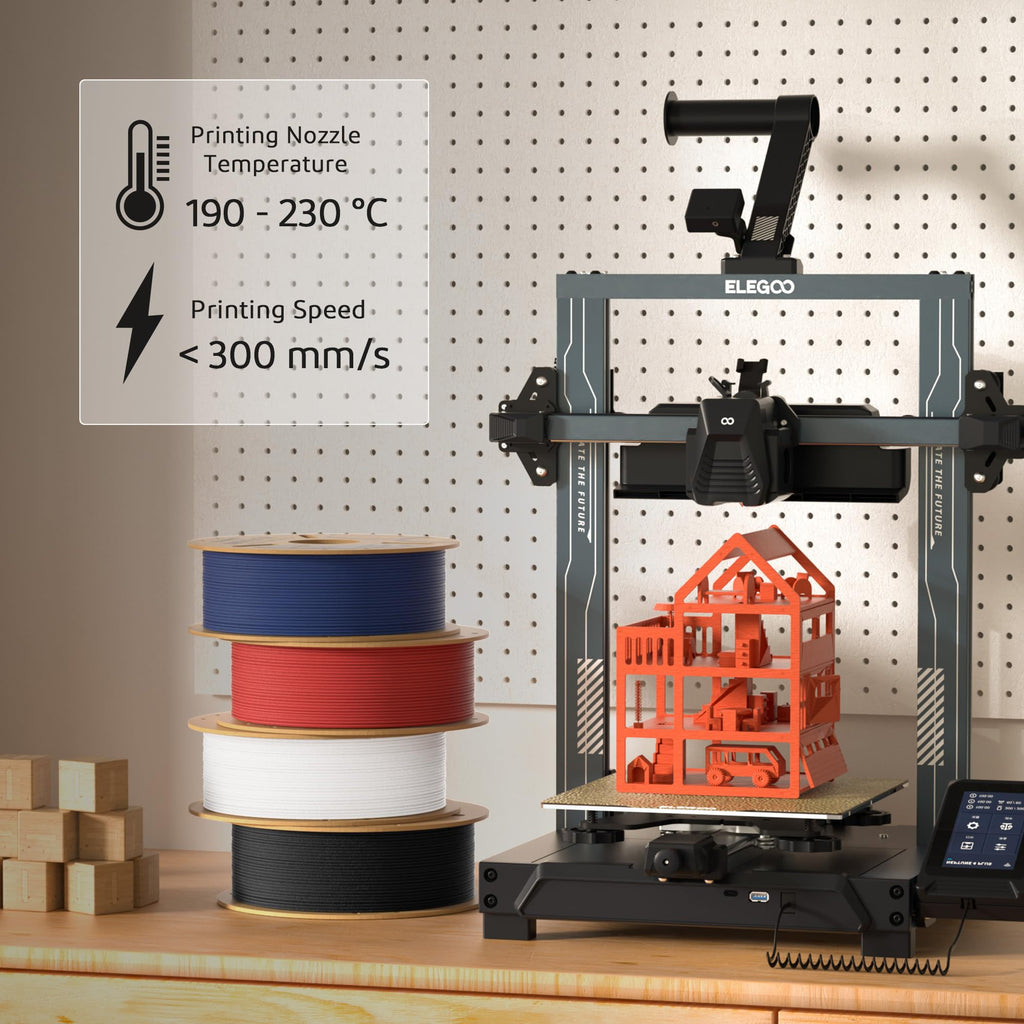 ELEGOO Matte PLA Filament Beige 1KG, 1.75mm 3D Printer Filament Dimensional Accuracy +/- 0.02mm, 1kg Carboard Spool (2.2lbs) for Most FDM 3D Printers