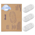 Levoit 3-Pack Humidifier Water Softener, Demineralization Cartridge, Compatible with All LEVOIT Top Fill Humidifiers, Calcium and Magnesium Ion Softening, Ultrasonic Welding Design, APP Reminder