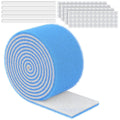 Pawfly MERV 8 Cut-to-Fit Air Vent Filter Roll, 130" x 12" x 0.5" Air Filter Media for Home Floor Vents, HVAC Systems, Grilles & Ceilings