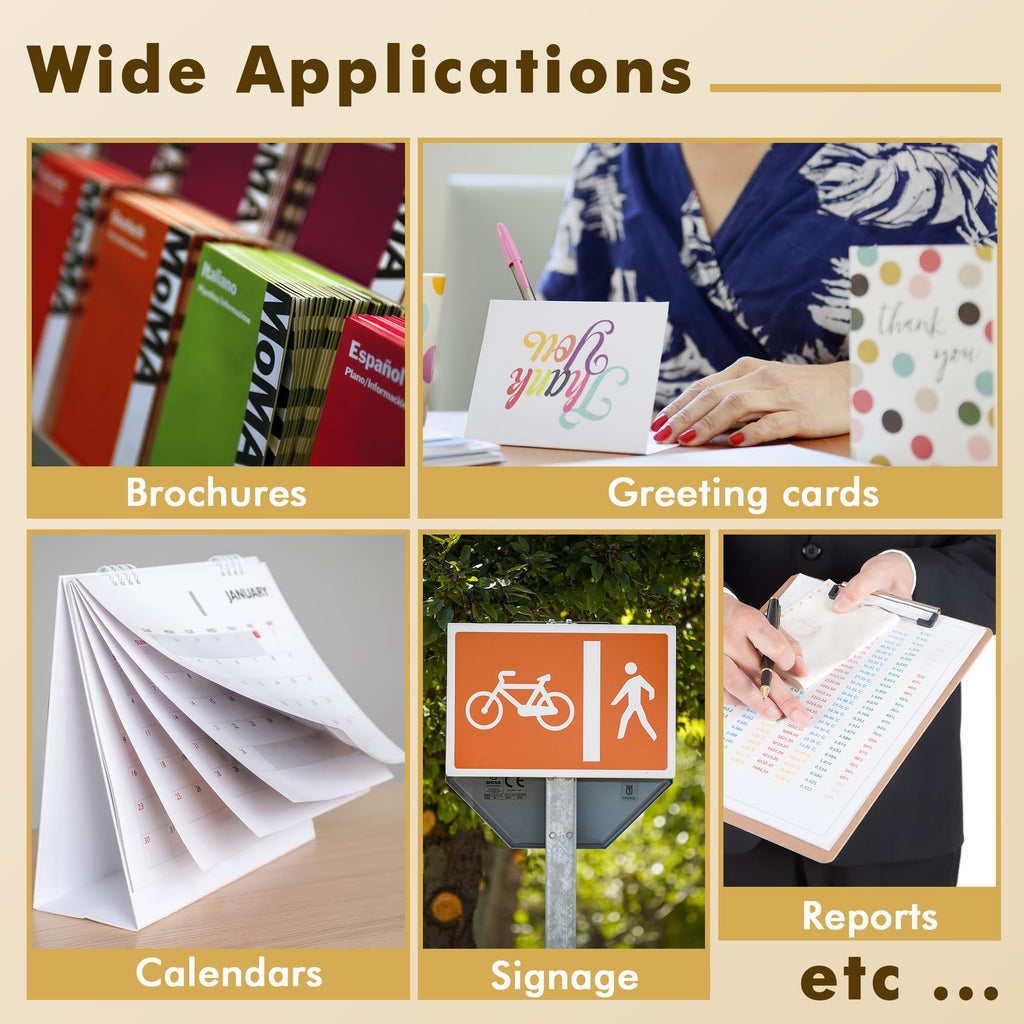Koala Photo Paper Double-side Matte 8.5X11 Inches Compatible with Inkjet Printer 48LB Presentation Paper 100 Sheets