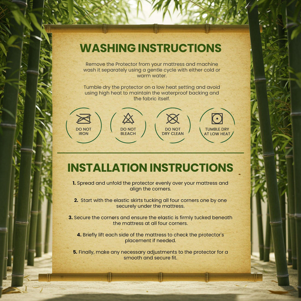 Utopia Bedding Waterproof Mattress Protector Full/Double Size, Bamboo Viscose Mattress Cover 200 GSM, Fits 15 Inches Deep, Breathable, Fitted Style with Stretchable Pockets