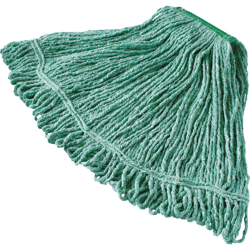 Rubbermaid Commercial Small Super Stitch Mop, Green, FGD21206GR00
