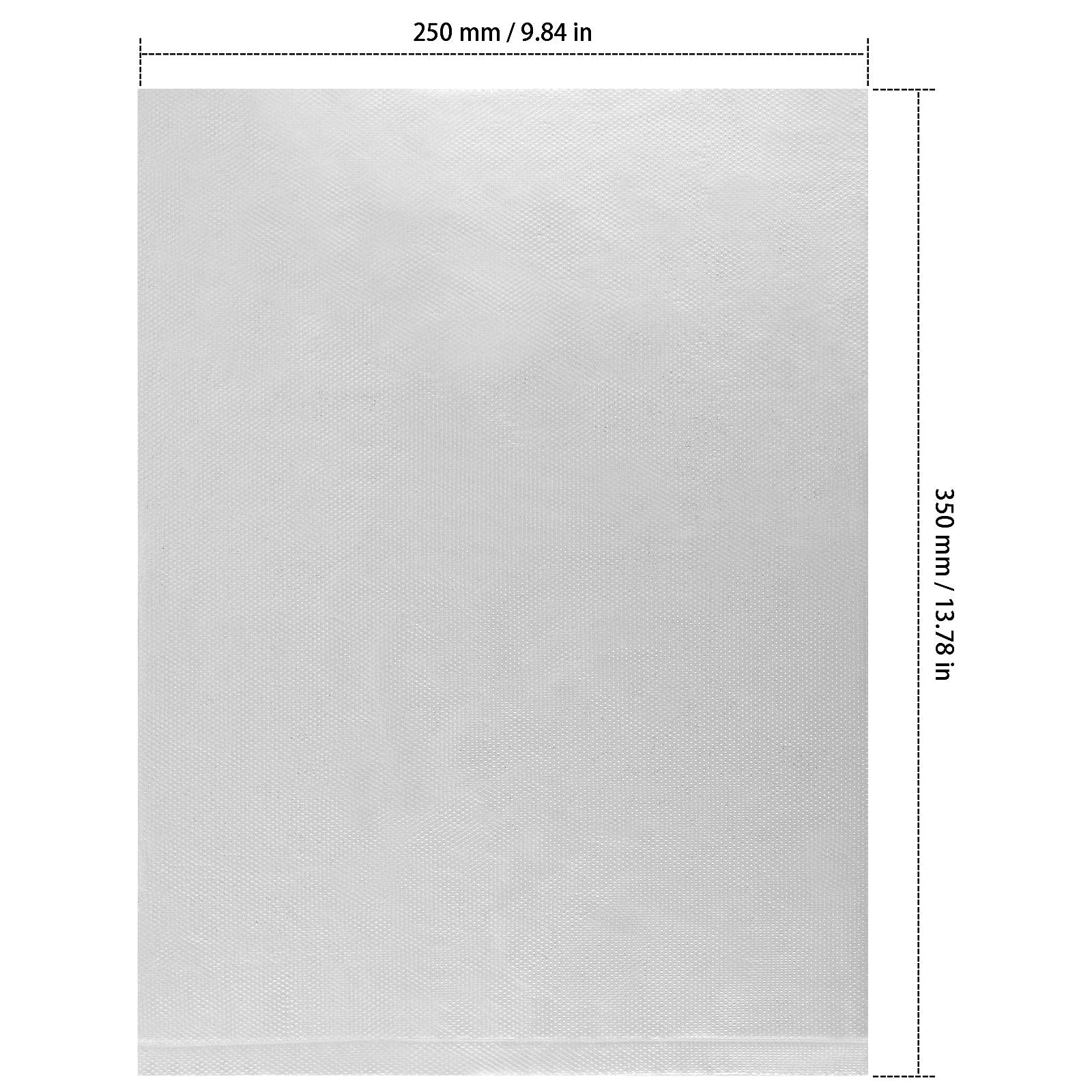 ZEONHAK 1000 Count 10 x 14 Inches Plastic Produce Bags, Clear Plastic Produce Bag Roll for Bread, Fruits, Vegetable, Kitchen, 500 Bags x 2 Rolls, BPA-free