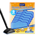 KEEPOW Steam Mop Pads for Dupray Neat, Washable and Reusable Compatible with ScrubWiz Steam Mop with Detachable Handheld Steam Cleaner, Replacement Accessories for LABIGO 10-in-1 Steam Mop, 6 Packs