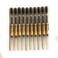 Moma Muji Gel Ink Ball Point Pen, 0.38-mm, Black, 10 Pcs
