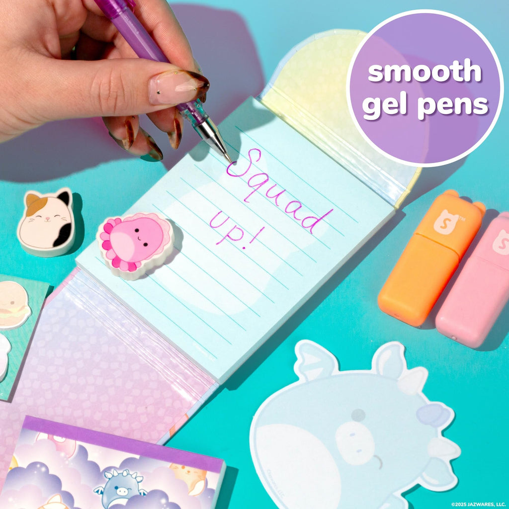 Original Squishmallows Mini Squish Squad Collection, Stationery Set, Over 750 Pieces