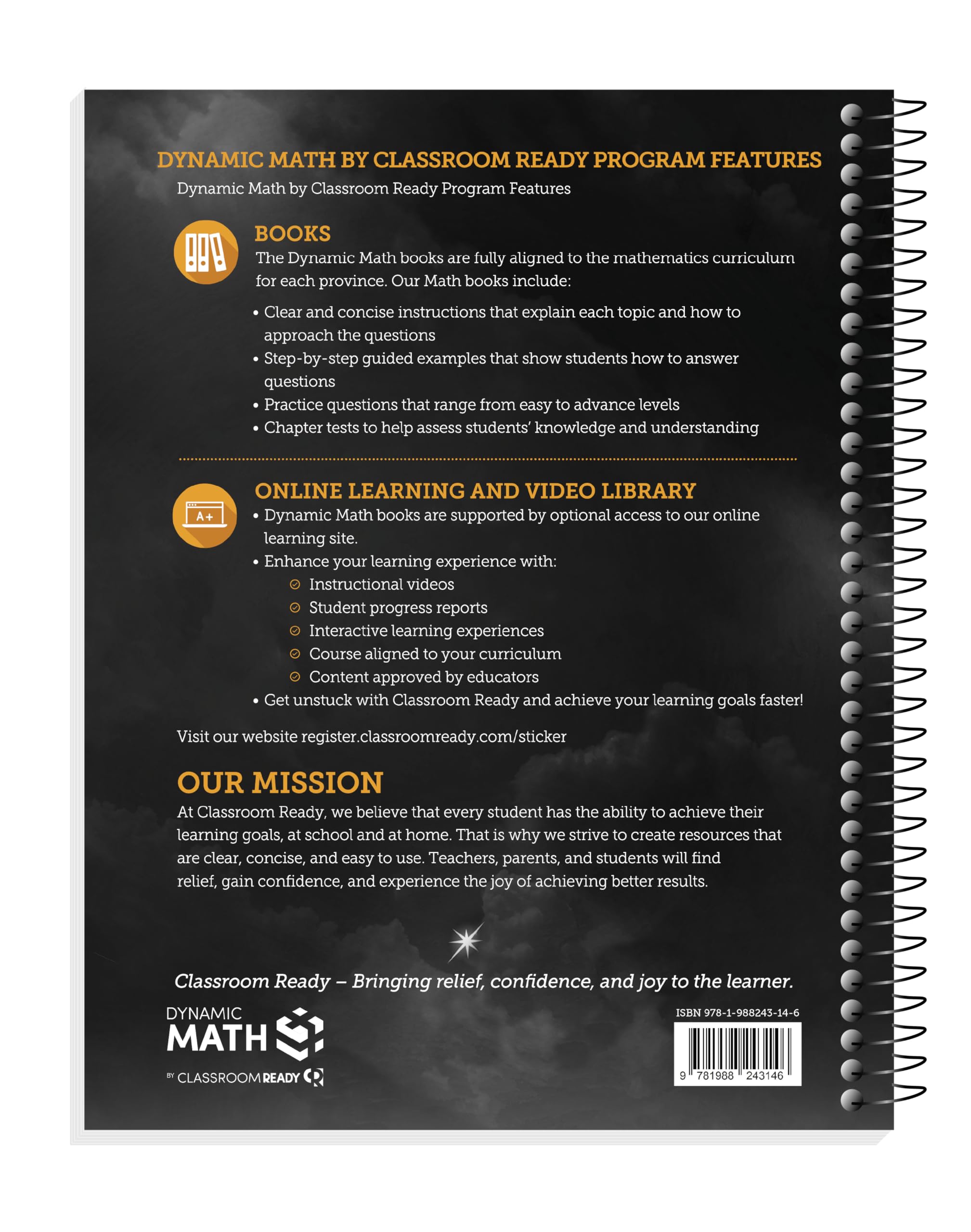 Dynamic Math Workbook - Complete Grade 9 Mathematics Curriculum (BC Edition)