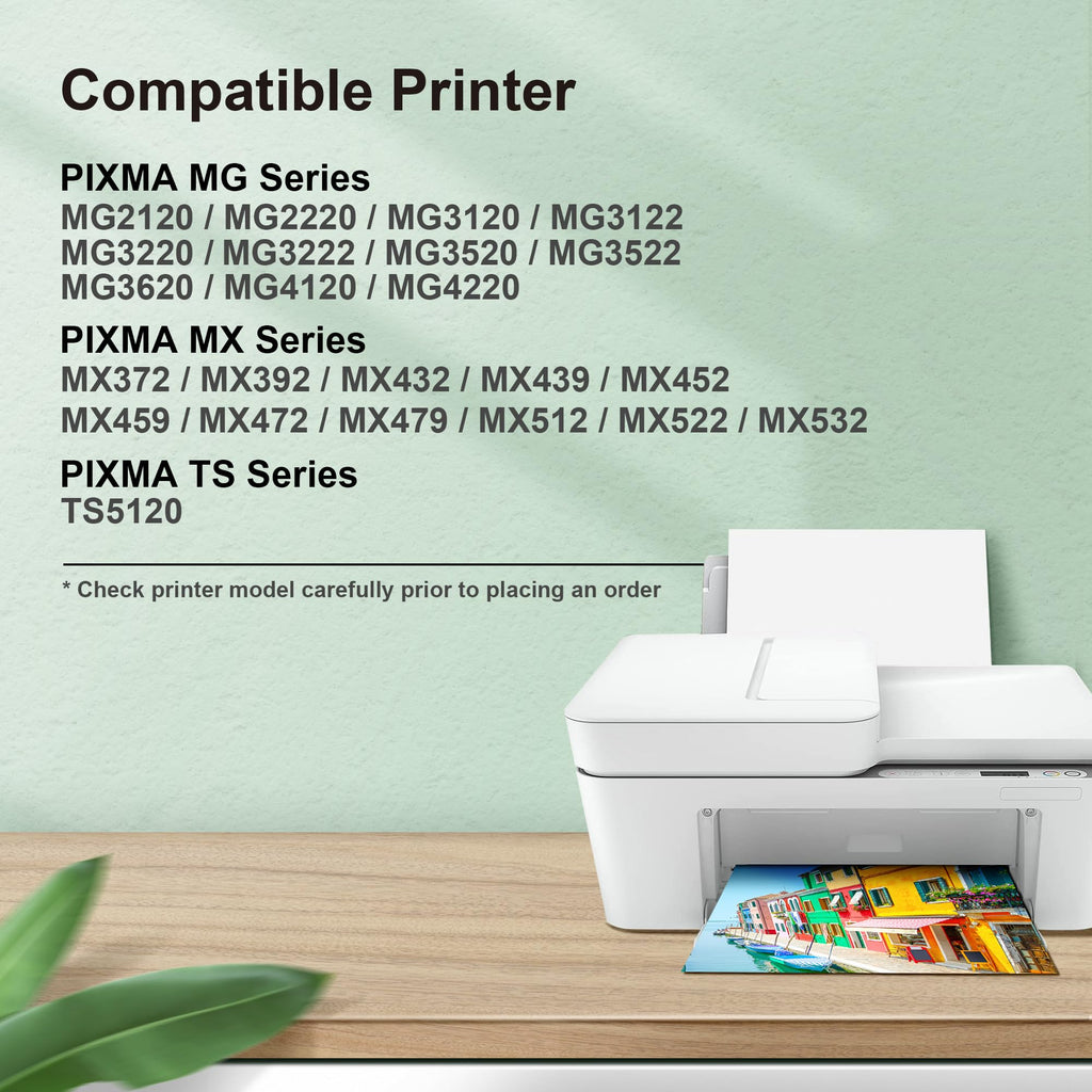 245 246 XL Compatible for Ink 245 246 for 245XL 246XL Ink Cartridge PG245 CL246 PG CL for Pixma MX492 MX490 TS3420 MG3022 MG2522 TR4520 TR4522 TR4527 MG2922 Printer (Black, Color)