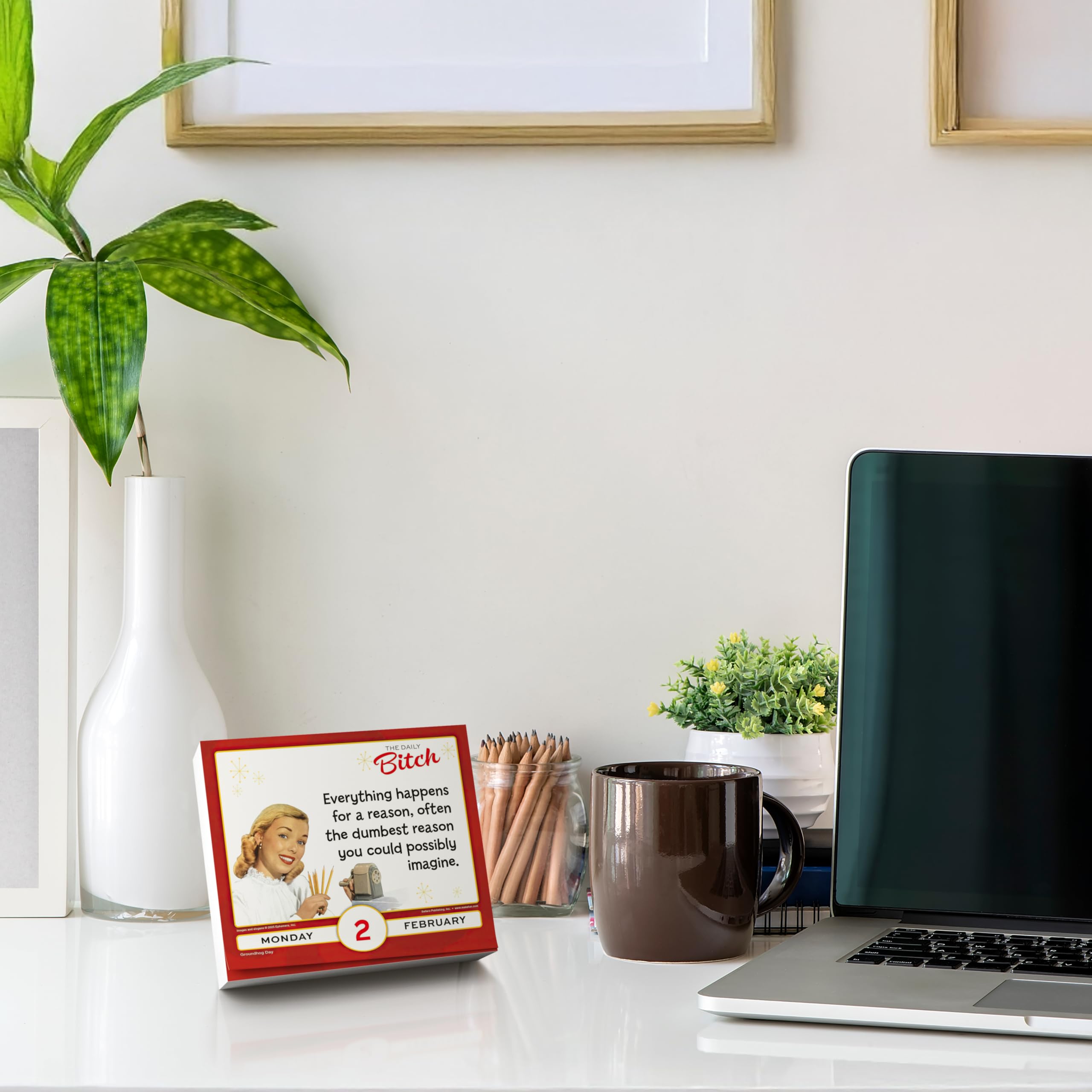 The Daily B 2026 Daily Desk Calendar: Boxed Page-a-Day Humor Calendar with Sarcastic Quotes, Bold Attitude & Snarky Sayings