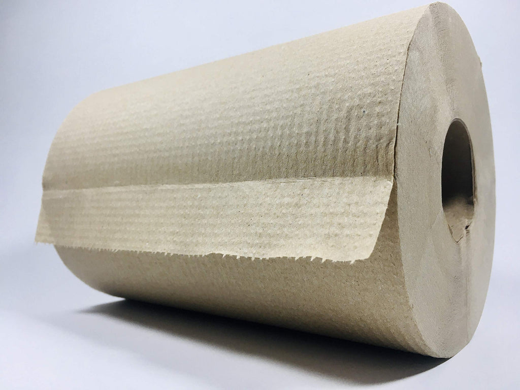 Cartney Canada Natural Kraft Home Office Restaurant Paper Towel Roll 20cm (400 feet, 1 ply)