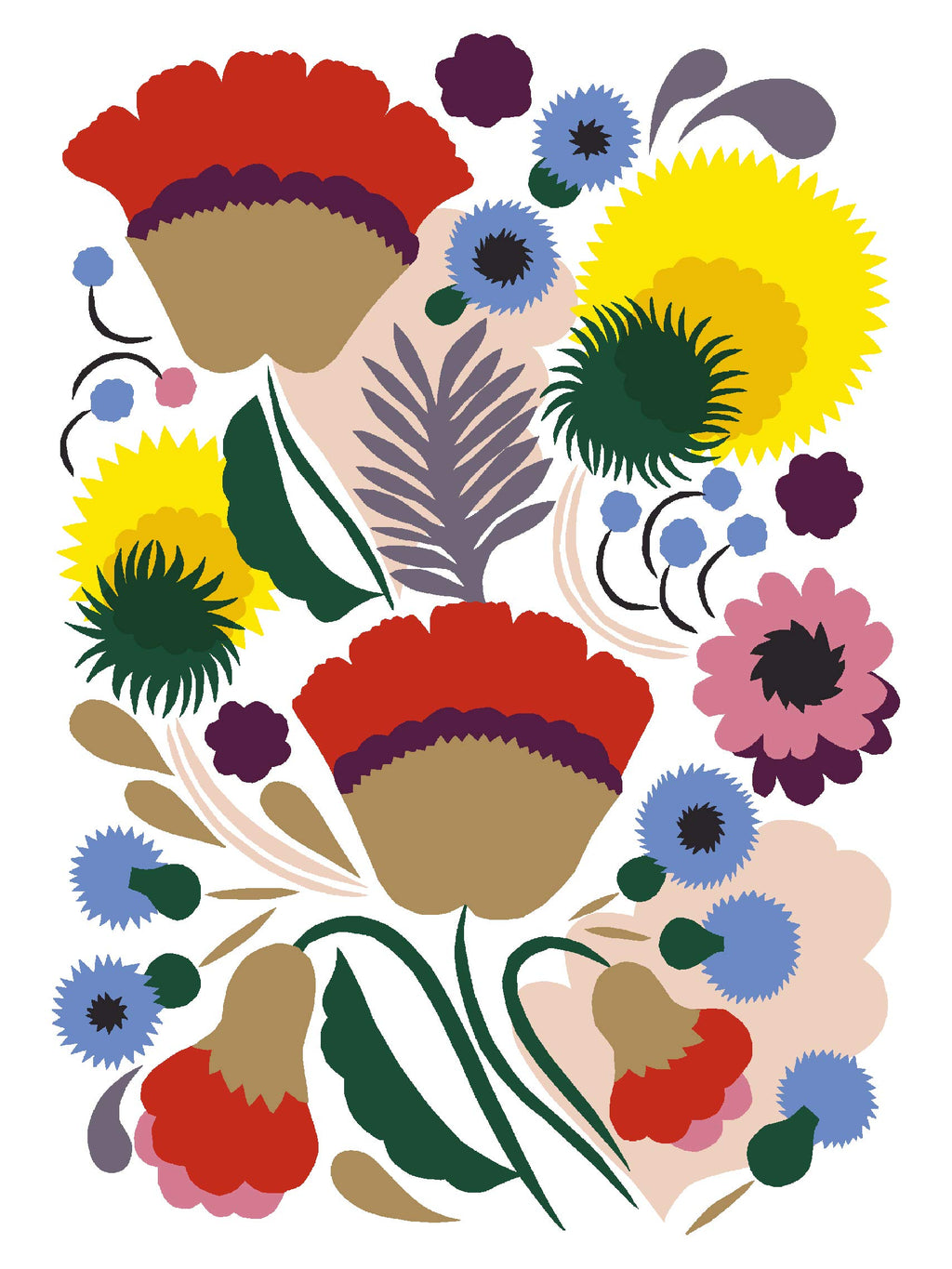 Marimekko Kukka Notecards: (Greeting Cards Featuring Scandinavian Design, Colorful Lifestyle Floral Stationery Collection)