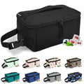 Cerbonny Small Cooler Bag Freezable Lunch Bag, Small Lunch Bag Insulated with Ice Pack, Mini Cooler Bag for Work School Trip,Fit for 3+,(Black)