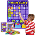 Taika 25.5x19 inch Incentive Chart, Behavior Reward Chart, Reward Charts, Training Chore Chart, Schedule for Kids, Responsibility Daily Chart, Behavior Checklist for 4 years+