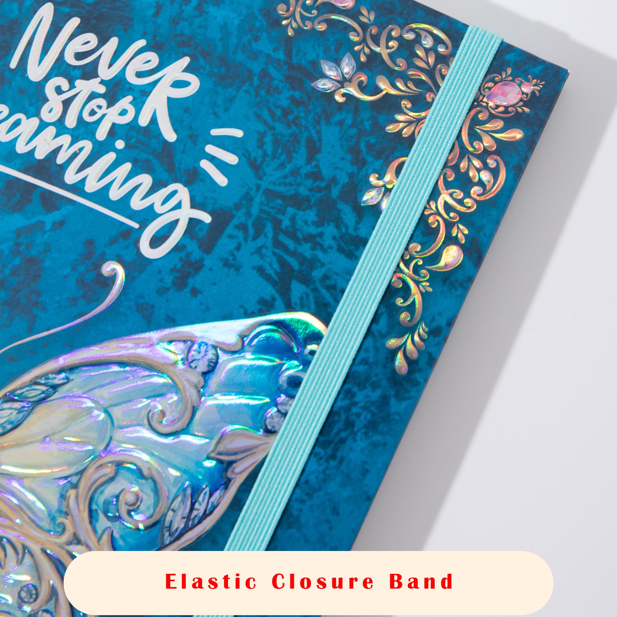 sexeeg Spiral Notebook Journal-Journal for Women-College Ruled Journals for Writing-B5 3D Butterfly Embossed Hardcover Notebooks -192 Pages Lined Paper for School, Office, 9" X 6.9"