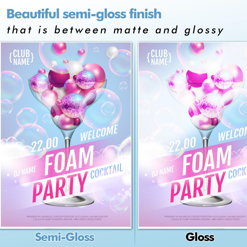 Koala Semi-Gloss Inkjet Photo Paper 8.5X11 Inches 100 Sheets Compatible with Inkjet Printer Use DYE Ink 48LB